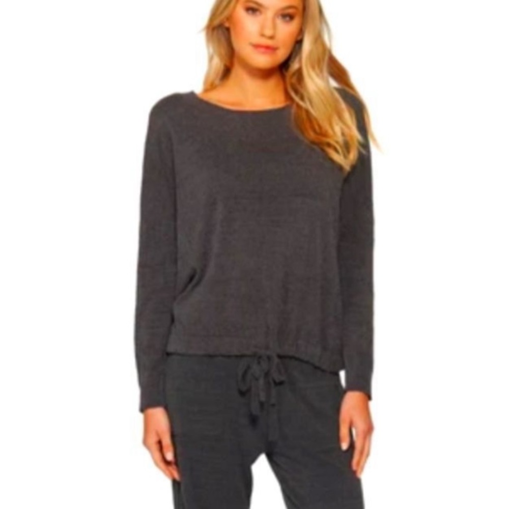 Barefoot Dreams Charcoal Gray Sweatshirt